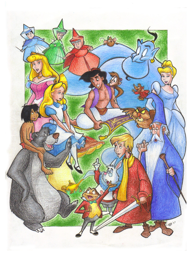 750x1000 Disney Collage