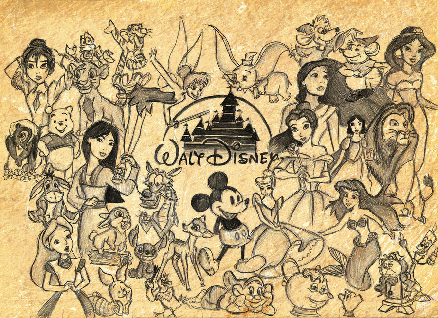 900x654 Disney Collage By Vivsters
