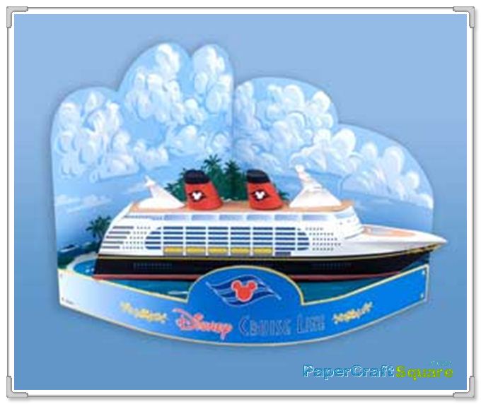 680x572 Disney Cruise Line Sailor Mickey Amp Goofy Papercraft + Castaway