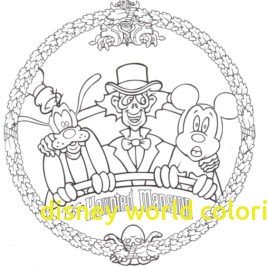 268x268 Disney World Coloring Pages With Alice In Wonderland Coloring