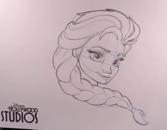 550x429 Learn To Draw Elsa