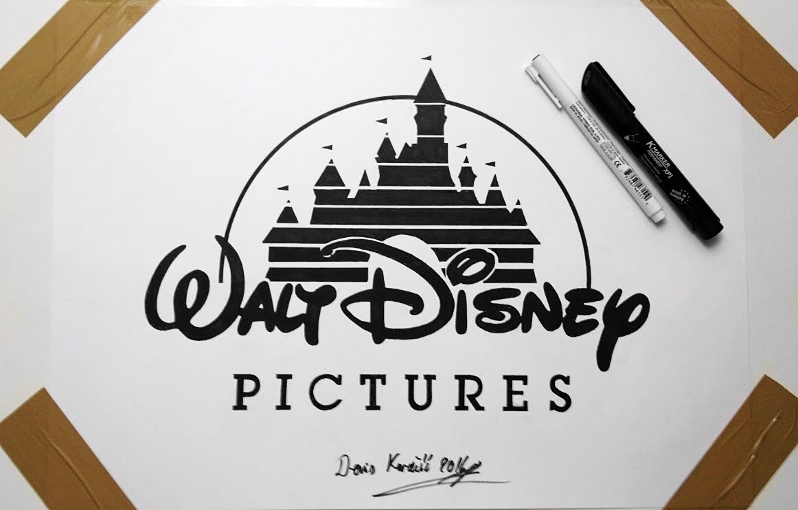 1162x742 Disney Logo Drawing