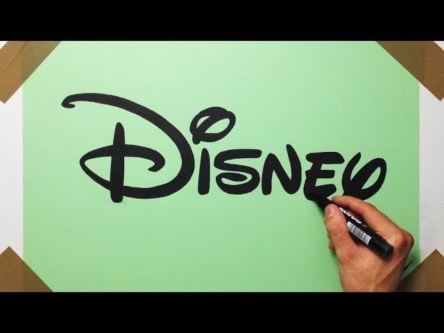 640x480 How To Draw ) Disney Logo