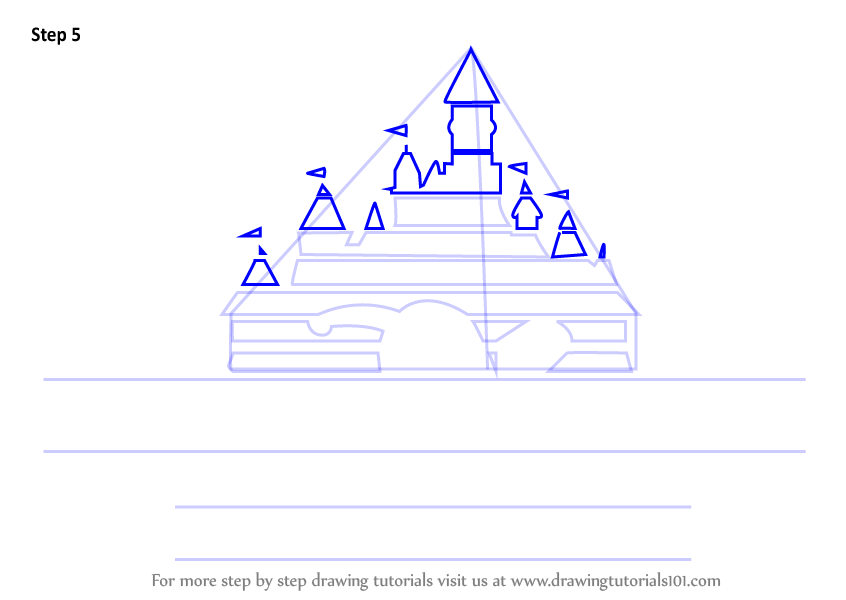 846x600 Learn How To Draw Walt Disney Logo (Brand Logos) Step By Step