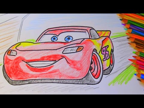 480x360 How To Draw A Cartoon Disney Pixar Cars 3 Lightning Mcqueen 2017