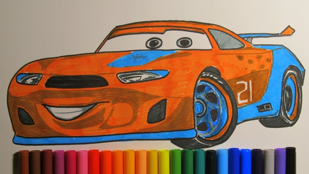 1280x720 How To Draw Ryan Inside Laney From Disney Pixar Cars 3 2017