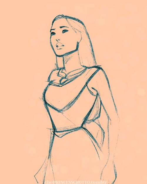 500x625 Pocahontas Sketch Sketches Disney, Disney Movies