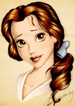 250x354 Retratos Na Ponta Do Belle, Beast And Princess