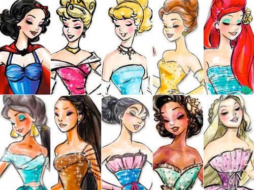 Disney Princesses Drawing at GetDrawings | Free download