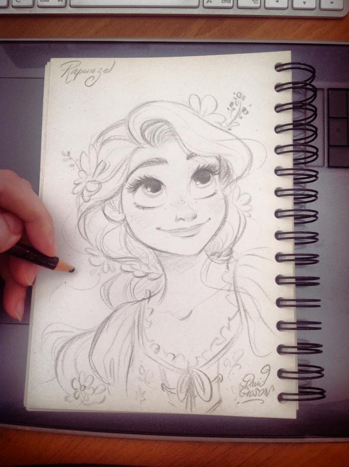 Disney Rapunzel Drawing at GetDrawings | Free download