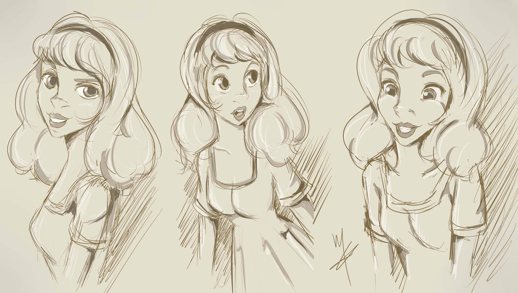 1024x579 Trying To Draw Disney Style By Palchango