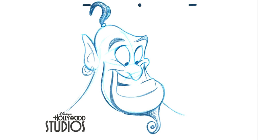 900x488 Learn To Draw Aladdin's Pal, Genie,