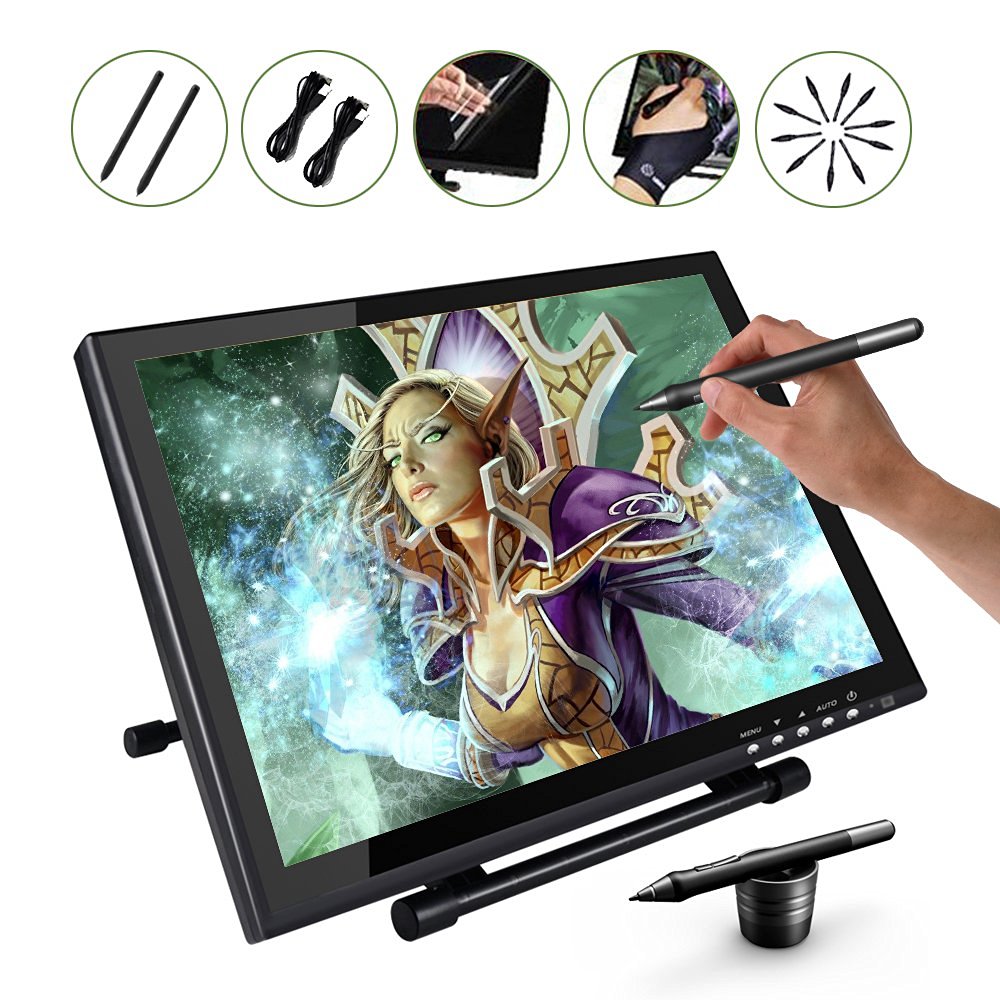 1000x1000 Ug1910b 19 Inch Graphic Drawing Tablet Monitor Pen Drawing Display