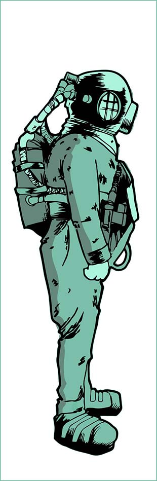 310x949 Diver Peteglantingdraws