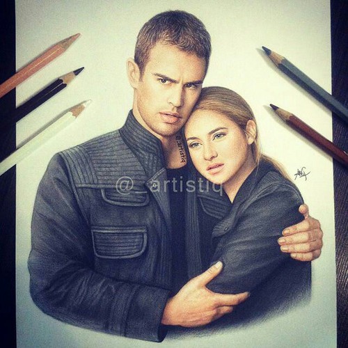 500x500 Drawing Fourtris Divergent Discovered By Karina Lima