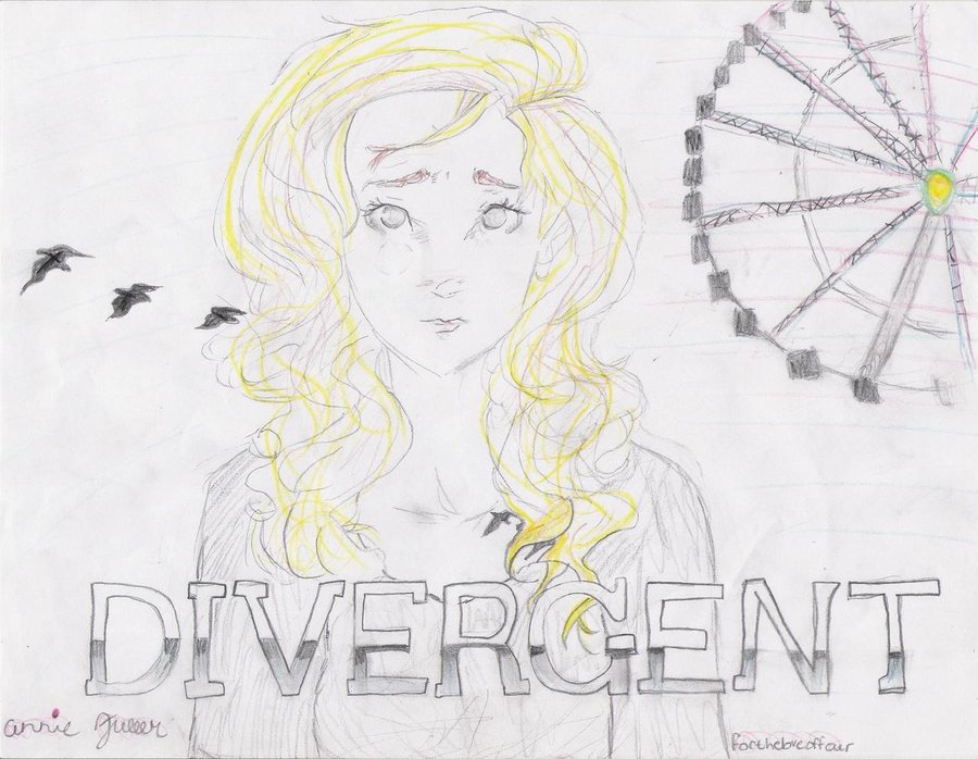 900x698 My Drawing Of Tris From Divergent! By Annielikesmuffins
