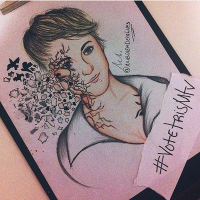 400x400 Shailene Woodley (Tris Divergent) Drawing By Nubiaemdetalhes