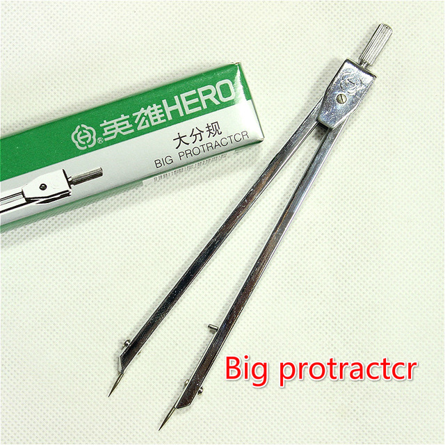640x640 Hero H2102 Drawing Metal Divider Big Protractor Compasses