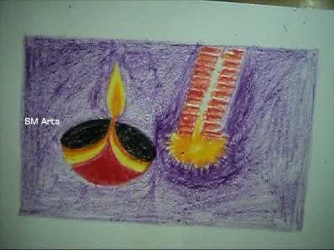 480x360 Diya Drawing Color Draw L Happy Diwali For Kids