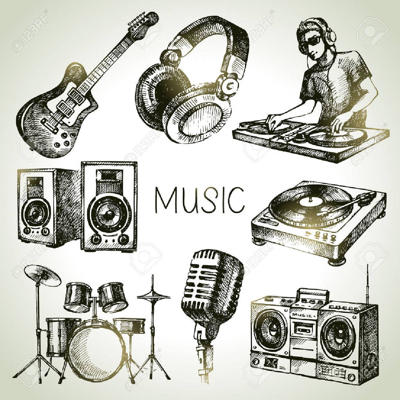 1300x1300 78,258 Headphones Cliparts, Stock Vector And Royalty Free