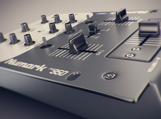 676x500 3d Dj Mixer Cgtrader