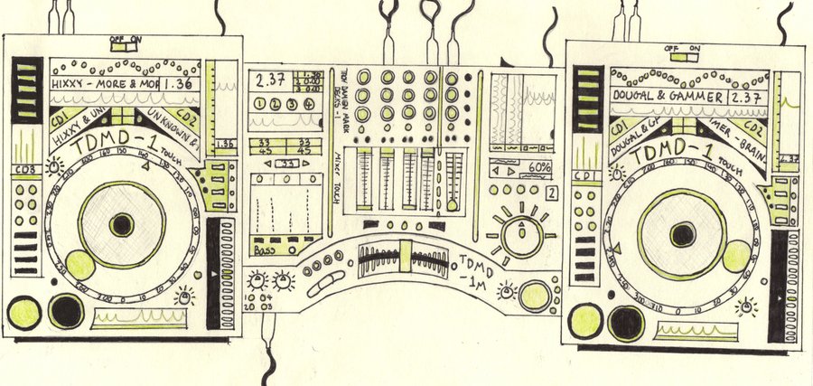 900x427 Dj Deck Design