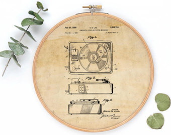 340x270 Turntable Patent Etsy