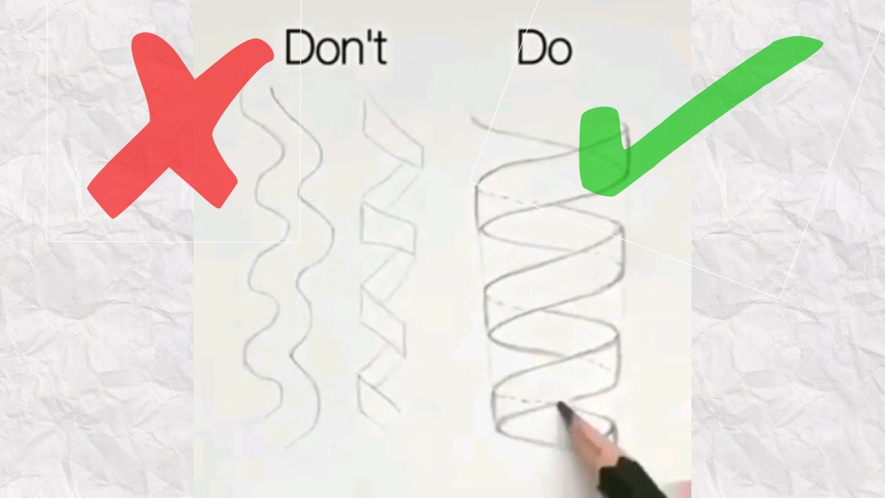 1280x720 How To Draw Realistic Dna Strand (Do's Amp Don'Ts)