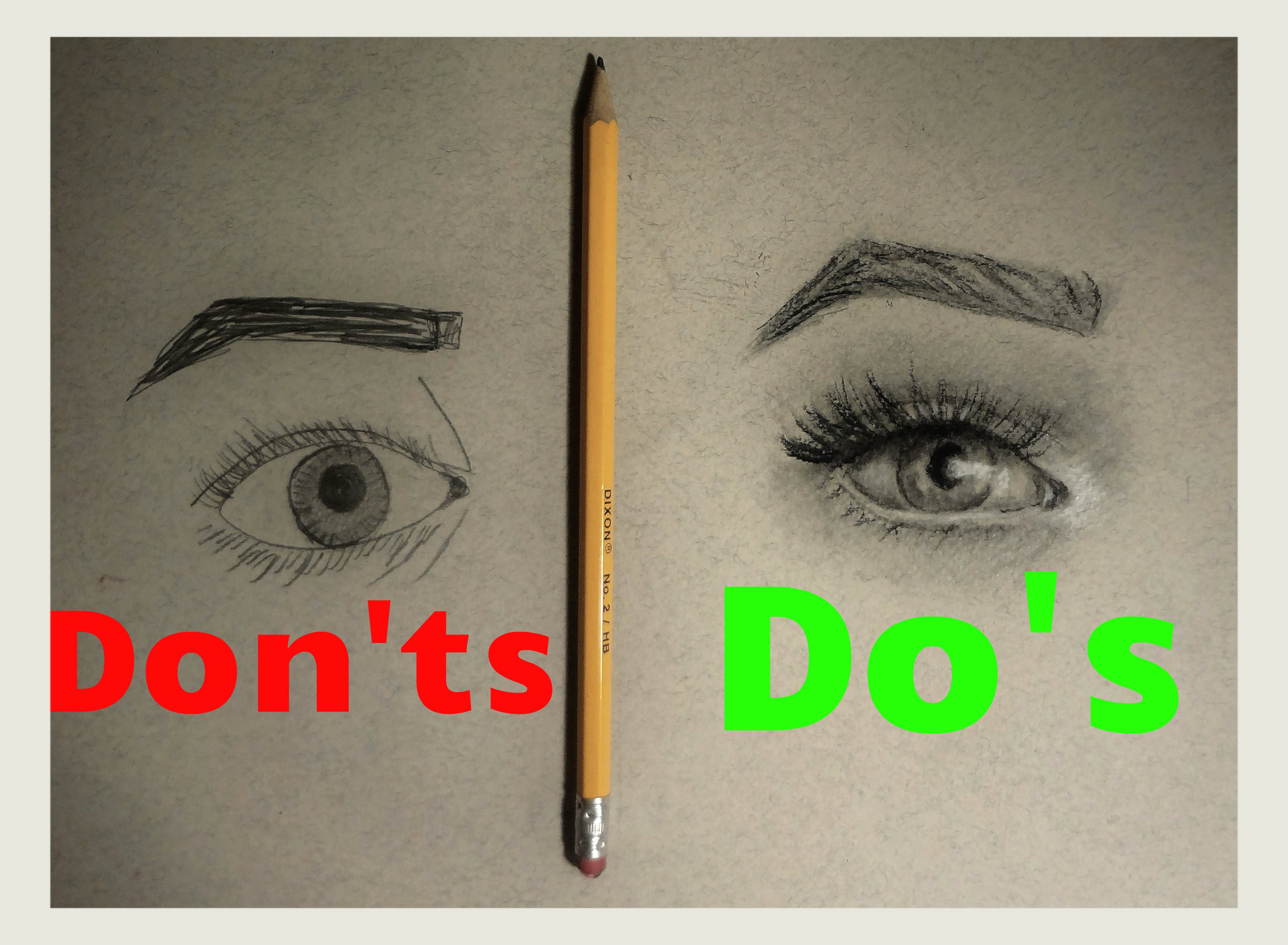 3041x2231 Realistic Eye Drawing What To Dowhat Not To Do