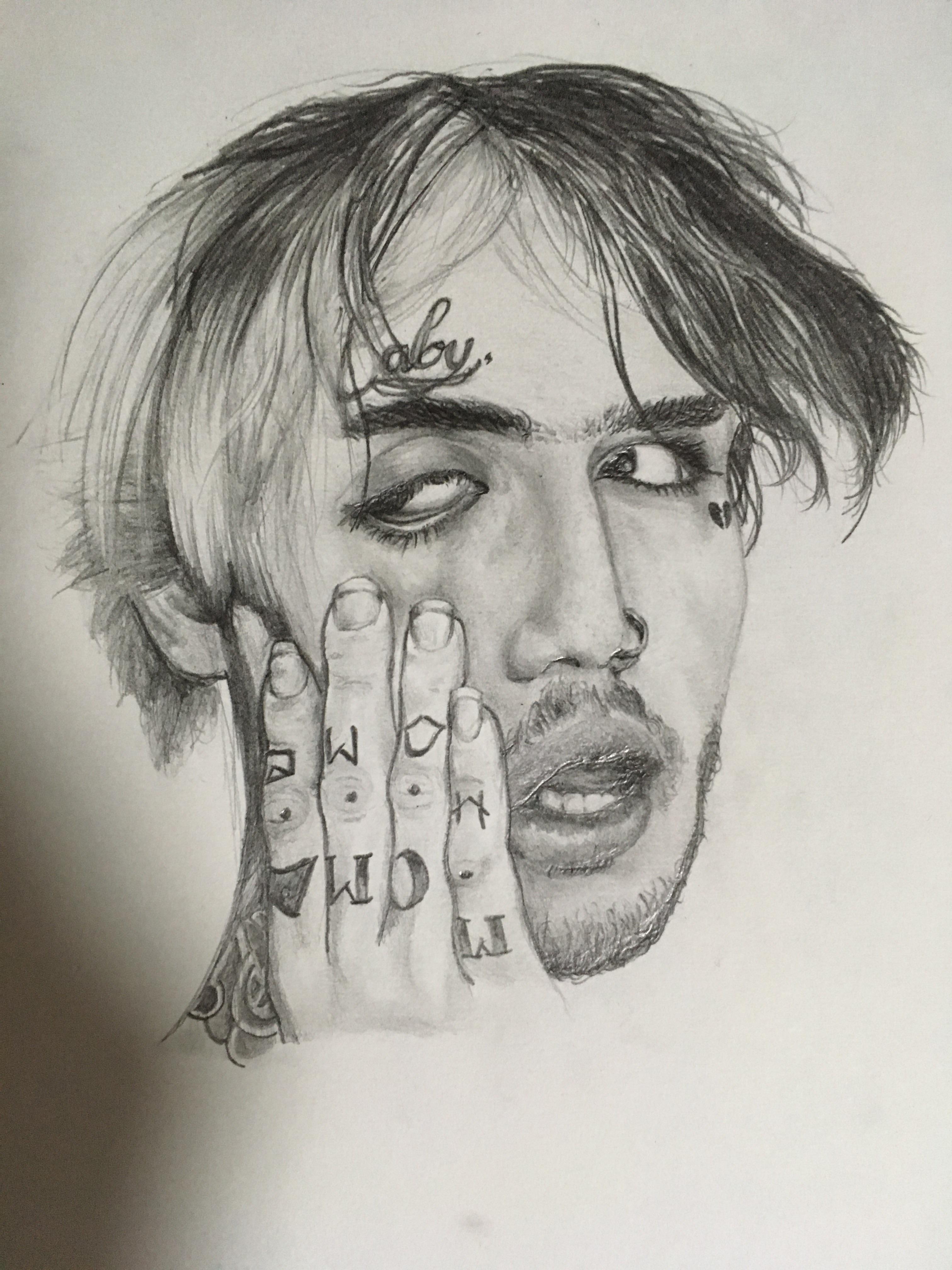 3024x4032 Lil Peep On Paper How Do I Do Drawing