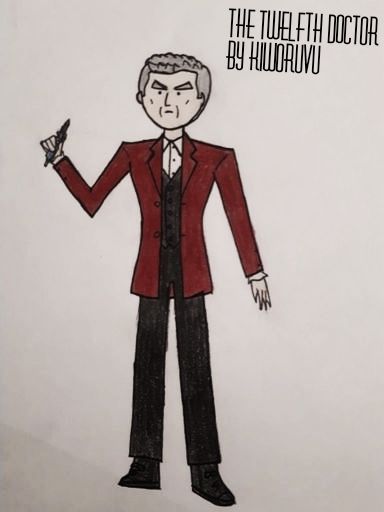 384x512 Twelfth Doctor Drawing Doctor Who Amino