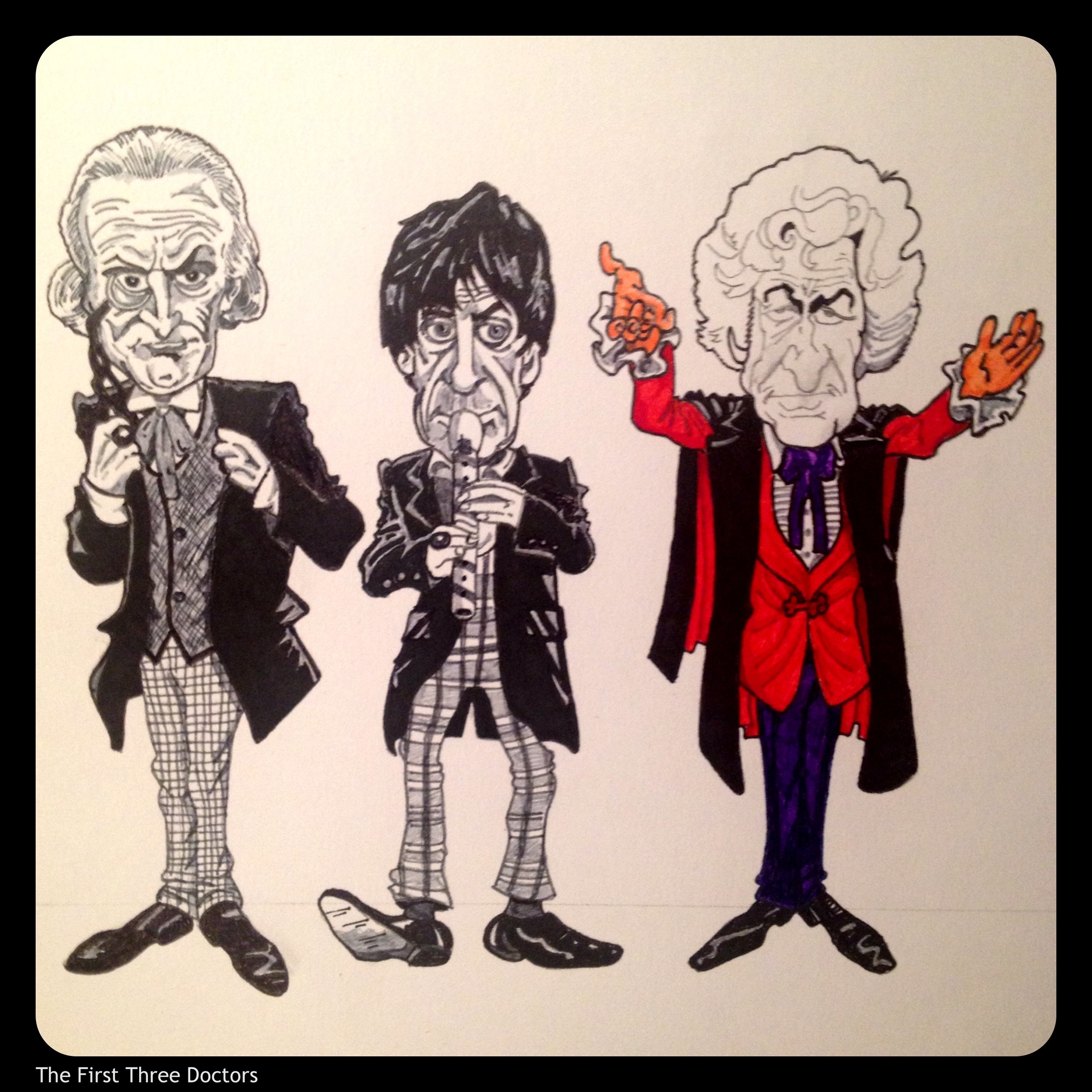 2481x2481 The 13 Doctors A Work In Mark's Marvellous Murals