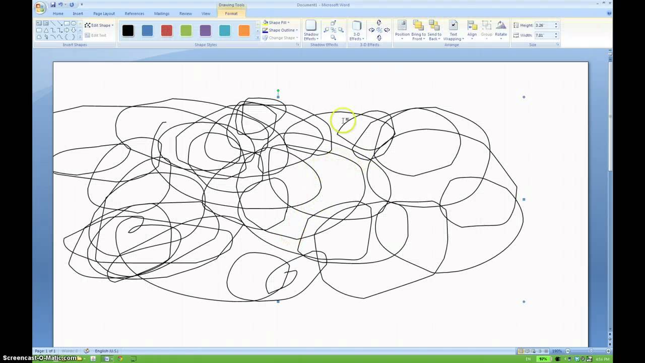 1280x720 How To Draw On A Microsoft Word Document