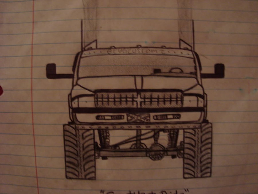 900x675 Dodge Ram Drawing By Leonsayshixd
