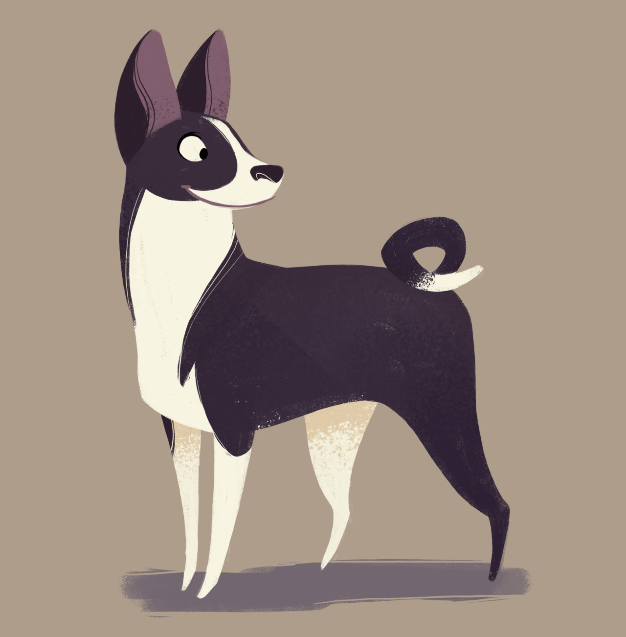 1280x1302 Daily Cat Drawings 238 Basenji (Dog Week, Day 5) One Of My