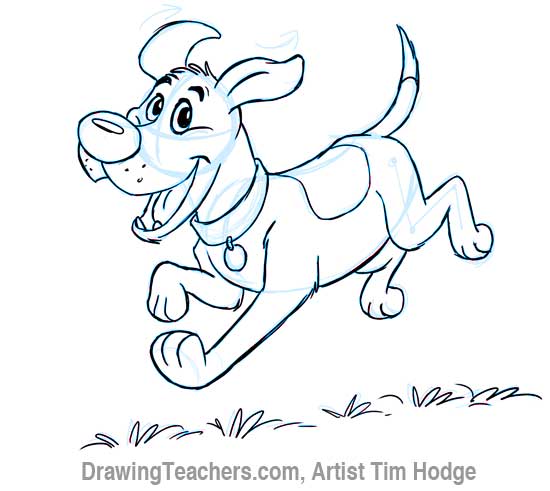 550x491 Cartoon Dog