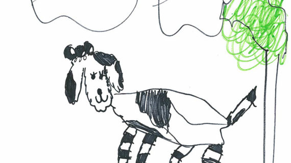 570x320 Dog Drawing For Kids How To Draw A Dog For Kids, Step By Step