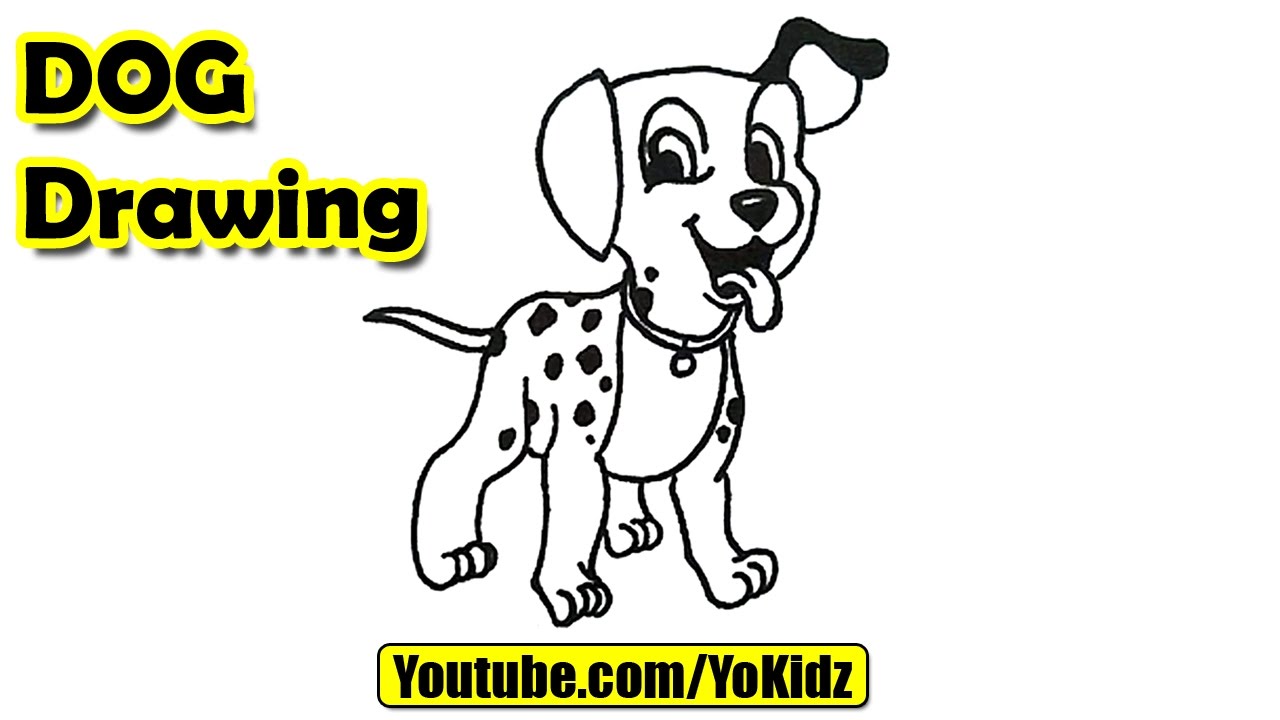 1280x720 How To Draw Dog For Kids