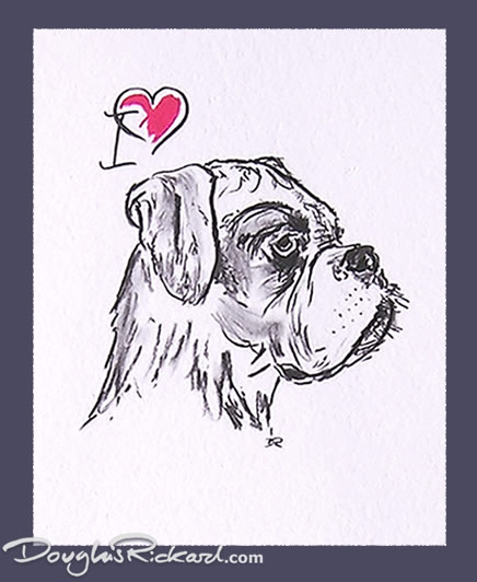 436x532 I Love My Boxer