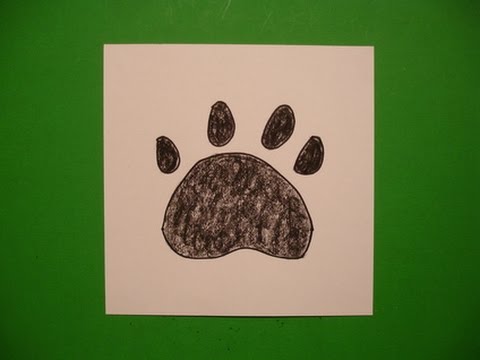 480x360 Let's Draw A Dog Paw Print!