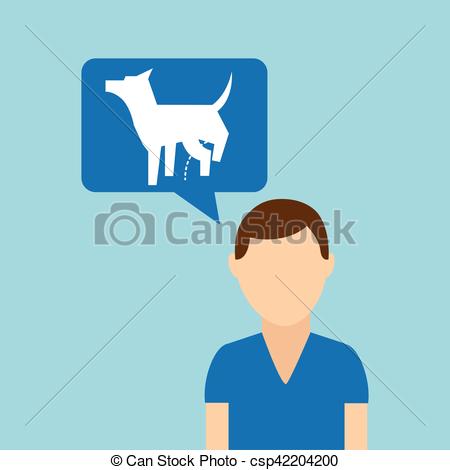 450x470 Character Pet Training Dog Peeing Vector Illustration Eps 10