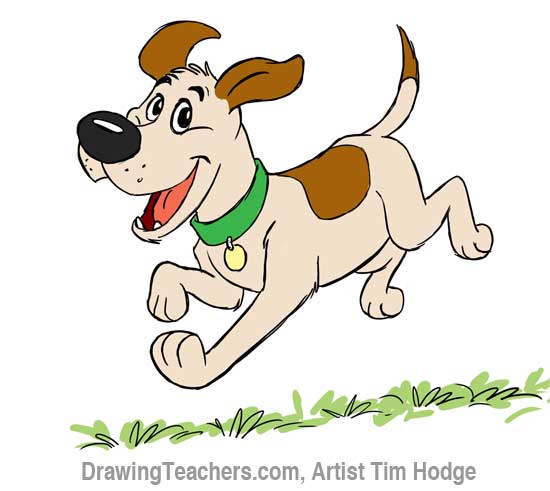 550x491 Cartoon Dog
