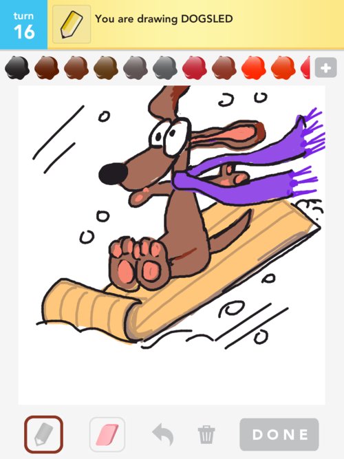 500x667 Dogsled Drawings