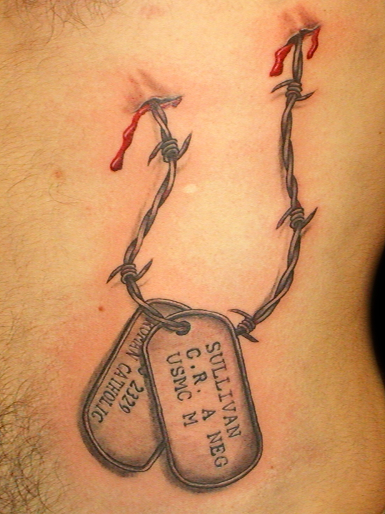 768x1024 Dog Tags By Tattooeric