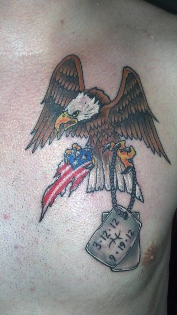 577x1024 Eagle Dog Tags Tattoo Ink Dog Tags Tattoo, Tattoo