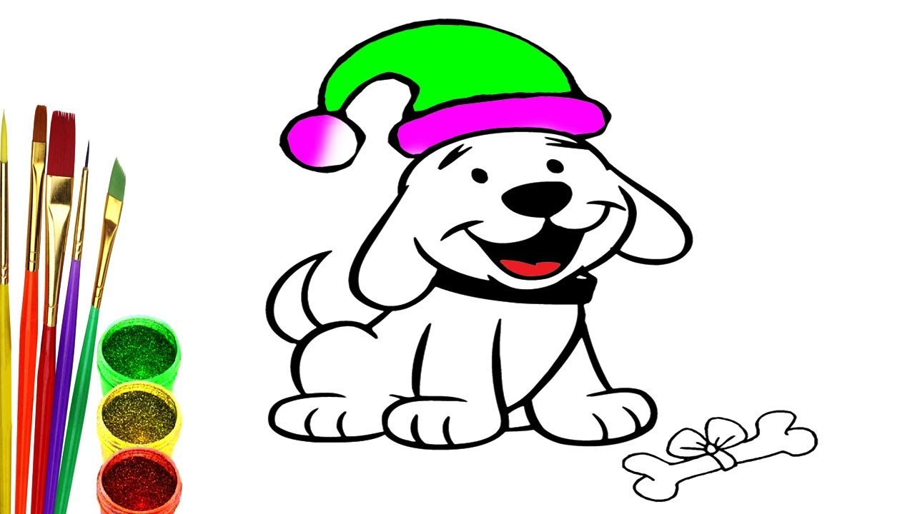 1280x720 How To Draw Colors Dog Amp Coloring And Drawing Unicorn Art For Kids