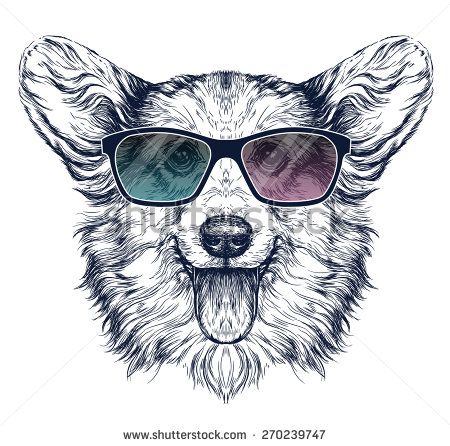 450x446 Silly Cats Wearing Sunglasses Illustrations