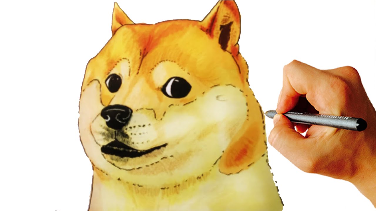 1280x720 How To Draw Doge Shiebe From Doge Meme Or Dogeminer Drawing Lesson