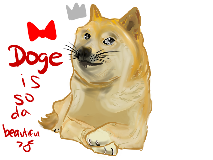 680x510 My Drawing Of Doge By Rawrzthellamamatoki