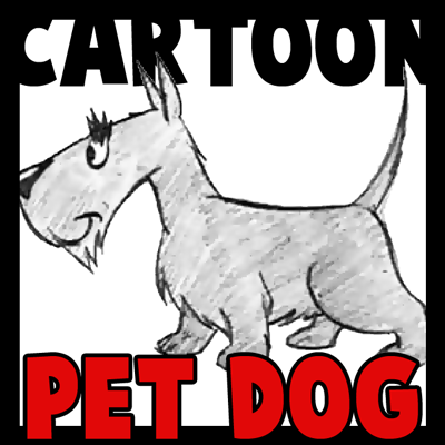 400x400 How To Draw Cartoon Doggy In Easy Steps Drawing Tutorial